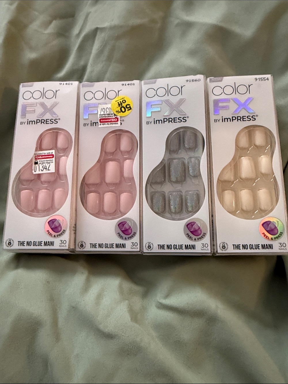 Color FX by Impress Press on Nails - set of 4